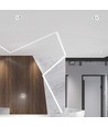 Demo: 30W Ø20 cm inbouwspot RA90 - Zaagmaat: Ø18 cm, Afmetingen: Ø20 cm, CCT - 3 lichtkleuren, 3-in-1, witte rand