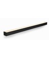 120cm 38/32/24W LED lichtlijn - CCT, Zwart, plafondlamp voor kantoor, incl. ophangkabel