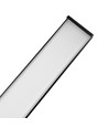120cm 38/32/24W LED lichtlijn - CCT, Zwart, plafondlamp voor kantoor, incl. ophangkabel