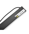 120cm 38/32/24W LED lichtlijn - CCT, Zwart, plafondlamp voor kantoor, incl. ophangkabel