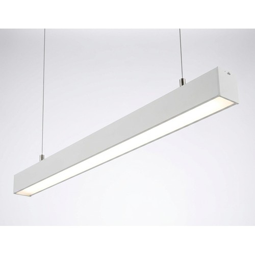 120cm 38/32/24W lichtrail - CCT, Wit, plafondlamp voor kantoor, incl. ophangkabel