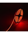 5m 9W/m Rode Dot-free COB-LED strip - 24V DC, IP67, 240 LED/m, 5 jaar garantie