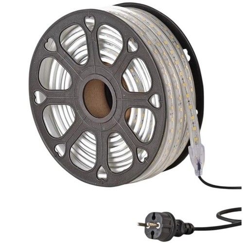 25m werkverlichting LED strip - 230V, IP65, 1500 lm/m, 12W/m, 4000K, Bouwverlichting