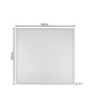 60x60 LED paneel 36W (achterbelicht) - UGR19, incl. Philips driver, witte rand