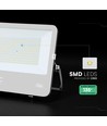 150W LED breedstraler - 135lm/W, CREE chip, IP65, zwarte behuizing, 6 jaar garantie