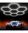 240W RA95 Hexagon LED 7 vlakken complete set - Incl. stroomaansluiting