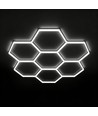 240W RA95 Hexagon LED 7 vlakken complete set - Incl. stroomaansluiting