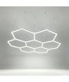 240W RA95 Hexagon LED 7 vlakken complete set - Incl. stroomaansluiting