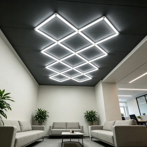 320W RA92 Hexagon LED 14 vlakken complete set - Incl. stroomaansluiting