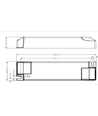 60x60 LED paneel 36W DALI dimbaar - 116lm/w, UGR19, RA92, witte rand