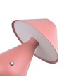 Oplaadbare LED tafellamp - Roze, Ø16cm, 21,5cm hoog, touch dimbaar, 3-in-1, IP20 binnen