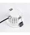 10W Ø8,5cm inbouwspot dimbaar RA99 - IP54, zaagmaat: Ø7,5 cm, afmetingen: Ø8,5 cm, witte rand