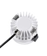 10W Ø8,5cm inbouwspot dimbaar RA99 - IP54, zaagmaat: Ø7,5 cm, afmetingen: Ø8,5 cm, witte rand