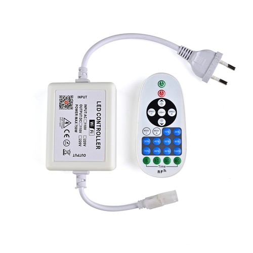 230V WiFi Smart Home dimmer - Inclusief eindkap, voor 230V (Slim COB), geheugenfunctie, max 50 m