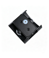 2W wandlamp - IP65, zwart, up/down, buiten, incl. lichtbron
