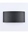 6W CUBIC PRO wandlamp - IP65, zwart, doorlusbaar, verstelbaar, vierkant, op/neer, buiten, incl. lichtbron