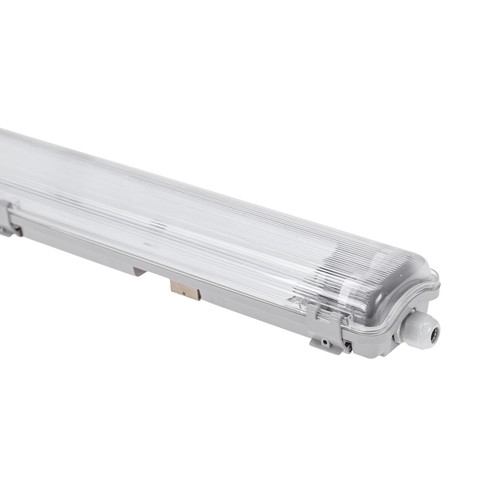 150cm Limea T8 LED-armatuur, doorbedraad - Voor 2x 150cm LED-buizen, IP65 waterdicht