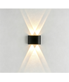 4W wandlamp - IP65, zwart, up/down, buiten, incl. lichtbron