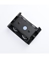 4W wandlamp - IP65, zwart, up/down, buiten, incl. lichtbron