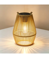 Solar Rattan Lantaarn – Boho tuinlamp met automatische aan/uit functie, IP44