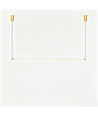 Gouden eettafellamp 126cm - 18W LED, 2800K, incl. draadophanging