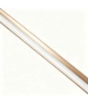 Gouden eettafellamp 126cm - 18W LED, 2800K, incl. draadophanging