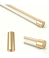 Gouden eettafellamp 126cm - 18W LED, 2800K, incl. draadophanging