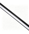 Zwarte eettafellamp 126cm - 18W, incl. draadophanging