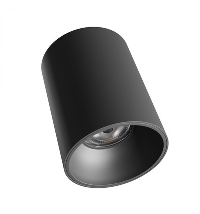 LED plafondspot, instelbaar wattage - Opbouw, 14W-27W, IP44, RA90, UGR19, 5 jaar garantie, zwart