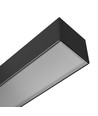 60cm Kantoorlamp, Instelbaar Watt & CCT - 3 lichtkleuren, 10W/15W/20W, 5 jaar garantie, zwart