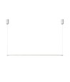 126cm dimbare eettafellamp - Wit, 18W LED, incl. draadophanging