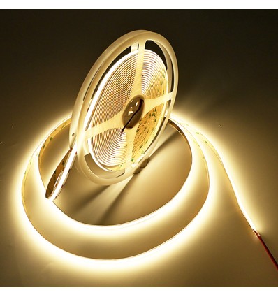 10m 17,5W/m Dot-free COB-LED strip RA93 - 3000K, 24V DC, IP20, 304 LED/m