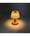 Oplaadbare LED tafellamp - Stof, touch dimbaar, CCT, IP20