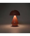 Oplaadbare LED tafellamp - Roze, Ø15cm, 22cm hoog, touch dimbaar, 3-in-1, IP20 binnen