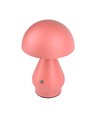Oplaadbare LED tafellamp - Roze, Ø15cm, 22cm hoog, touch dimbaar, 3-in-1, IP20 binnen