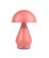 Oplaadbare LED tafellamp - Roze, Ø15cm, 22cm hoog, touch dimbaar, 3-in-1, IP20 binnen