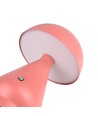 Oplaadbare LED tafellamp - Roze, Ø15cm, 22cm hoog, touch dimbaar, 3-in-1, IP20 binnen