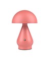 Oplaadbare LED tafellamp - Roze, Ø15cm, 22cm hoog, touch dimbaar, 3-in-1, IP20 binnen