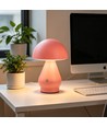 Oplaadbare LED tafellamp - Roze, Ø15cm, 22cm hoog, touch dimbaar, 3-in-1, IP20 binnen
