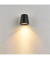 GU10 wandlamp - Zwart, IP65, binnen/buiten, zonder lichtbron