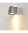 GU10 wandlamp - Grijs, IP65, binnen/buiten, zonder lichtbron