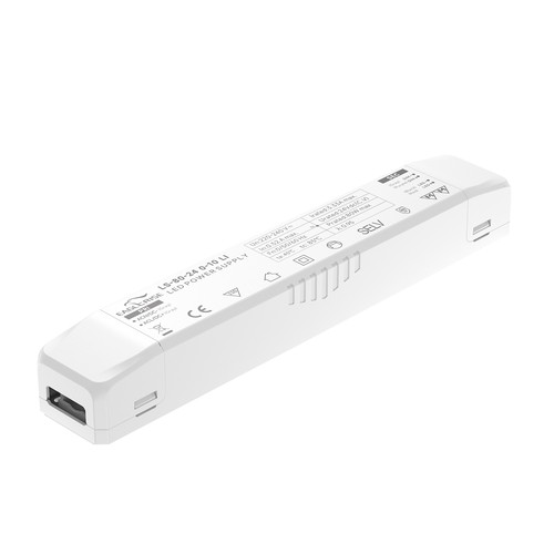 Eaglerise 80W / 24V DC dimbare voeding - 3.3A, IP20, 0-10V, flicker free
