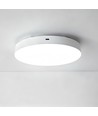 Oplaadbare LED plafondlamp met sensor - Magnetronsensor, Ø20cm, 6W, CCT, Wit