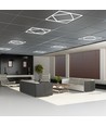 60x60 V-Tac 64W LED-paneel Diamond-in-Square - 595x595mm, Lifud driver, flikkervrij, 6500K