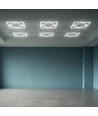 60x60 V-Tac 64W LED-paneel Diamond-in-Square - 595x595mm, Lifud driver, flikkervrij, 6500K