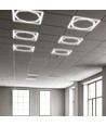 60x60 LED Octagon Borderline paneel, 72W - 6500K, Dual Lifud driver, flikkervrij