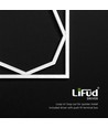 60x60 LED Octagon Borderline paneel, 72W - 6500K, Dual Lifud driver, flikkervrij