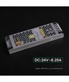 200W / 24V DC voeding voor LED strips - 8.25A, IP20, Slim design