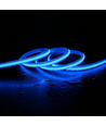 5m 9W/m Blauwe Slim COB strip - 230V, IP67 waterdicht, 296 LED, inkortbaar per 10cm