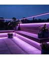 5m 9W/m Paarse Slim COB strip - 230V, IP67 waterdicht, 296 LED, inkortbaar per 10cm